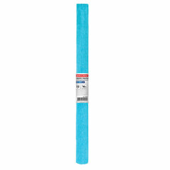 Бумага гофрированная/<wbr/>креповая, 32 г/<wbr/>м<sup>2</sup>, 50&times;250 см, голубая, в рулоне, BRAUBERG, 126534