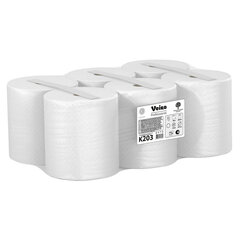 Полотенца бумажные рулонные 150 м, VEIRO (Система H1) COMFORT, 2-слойные, белые, КОМПЛЕКТ 6 рулонов, K203