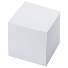 Блок для записей в боксе, 9&times;9&times;9 см, плотность 80 г/<wbr/>м<sup>2</sup>, белизна 95-98%, ОФИСМАГ, 127798