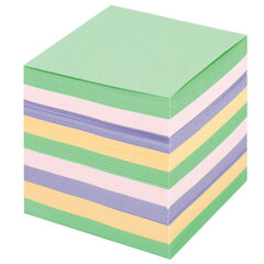 Блок для записей в боксе, 9&times;9&times;9 см, плотность 80 г/<wbr/>м<sup>2</sup>, цветной, ОФИСМАГ, 127799