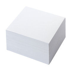 Блок для записей непроклеенный, 9&times;9&times;5 см, плотность 80 г/<wbr/>м<sup>2</sup>, белизна 95-98%, ОФИСМАГ, 127800