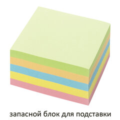 Блок для записей непроклеенный, 9&times;9&times;5 см, плотность 80 г/<wbr/>м<sup>2</sup>, цветной, ОФИСМАГ, 127801
