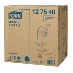 Бумага туалетная 135 м, Tellus/<wbr/>TORK (Система Т6) UNIVERSAL, КОМПЛЕКТ 27 рулонов, белая