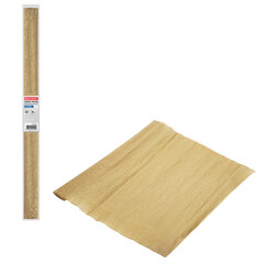 Бумага гофрированная/<wbr/>креповая, 22 г/<wbr/>м<sup>2</sup>, 50&times;200 см, золотая, в рулоне, BRAUBERG, 127935
