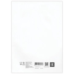 Папка для черчения А4, 210&times;297 мм, 24 л., 200 г/<wbr/>м<sup>2</sup>, без рамки, ватман ГОЗНАК СПБФ, 3с62