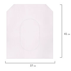 Покрытия на унитаз LAIMA (Система V1), ADVANCED, 1/<wbr/>2 сложения, КОМПЛЕКТ 200 шт., 37&times;41 см, 128812