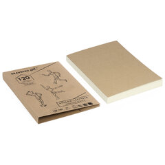 Скетчбук, слоновая кость 100 г/<wbr/>м<sup>2</sup>, 210&times;297 мм, 120 л., прошивка, BRAUBERG ART CLASSIC, 128960