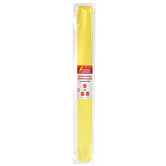 Бумага гофрированная/<wbr/>креповая, 110 г/<wbr/>м<sup>2</sup>, 50&times;250 см, желтая, ОСТРОВ СОКРОВИЩ, 129146