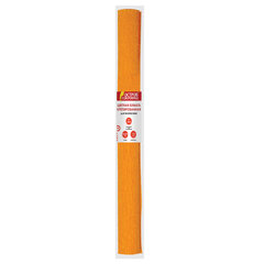 Бумага гофрированная/<wbr/>креповая, 110 г/<wbr/>м<sup>2</sup>, 50&times;250 см, оранжевая, ОСТРОВ СОКРОВИЩ, 129149