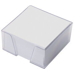 Блок для записей в боксе, 9&times;9&times;5 см, плотность 65 г/<wbr/>м<sup>2</sup>, белизна 90-92%, STAFF, 129193