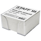 Блок для записей в боксе, 9х9х5 см, плотность 55 г/м2, белизна 70-80%, STAFF, 129194