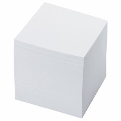 Блок для записей проклеенный, 9&times;9&times;9 см, плотность 80 г/<wbr/>м<sup>2</sup>, белизна 95-98%, BRAUBERG, 129203