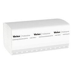 Полотенца бумажные 250 шт., VEIRO (H3) COMFORT, 1-слойные, белые, КОМПЛЕКТ 20 пачек, 21&times;21,6, V-сложение, KV210