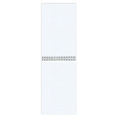 Блокнот БОЛЬШОЙ ФОРМАТ А4, 200&times;290 мм, 80 л., гребень, картон, жесткая подложка, клетка, ОФИСМАГ, темно-синий, 129865