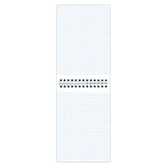 Блокнот МАЛЫЙ ФОРМАТ А6, 108&times;146 мм, 48 л., гребень, картон, клетка, ОФИСМАГ, синий, 129870