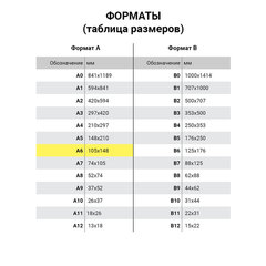 Блокнот МАЛЫЙ ФОРМАТ А6, 108&times;146 мм, 48 л., гребень, картон, клетка, ОФИСМАГ, синий, 129870