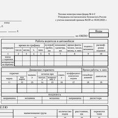 Бланк бухгалтерский, офсет, &laquo;Путевой лист грузового автомобиля без талона&raquo;, А4 (198&times;275 мм), СПАЙКА 100 шт., STAFF, 130132