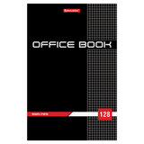 Книга учета 128 л., клетка, твердая, матовая, блок офсет, А4 200х290 мм, BRAUBERG, 130183