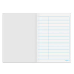 Книга учета 48 л., пустографка, обложка из мелованного картона, блок офсет, А4 200&times;290 мм, STAFF, 130212