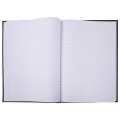 Книга учета 96 л., клетка, твердая, бумвинил, офсет, герб, А4 (200&times;290 мм), BRAUBERG, черная, 130275
