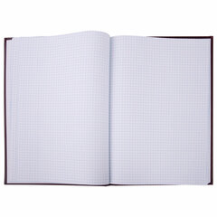 Книга учета 96 л., клетка, твердая, бумвинил, офсет, герб, А4 (200&times;290 мм), BRAUBERG, бордовая, 130276