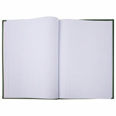 Книга учета 96 л., клетка, твердая, бумвинил, офсет, герб, А4 (200&times;290 мм), BRAUBERG, зеленая, 130277