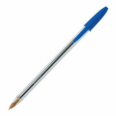 Ручка шариковая BIC &laquo;Cristal&raquo;, СИНЯЯ, корпус прозрачный, узел 1 мм, линия письма 0,32 мм, 847898/<wbr/>528921