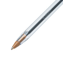 Ручка шариковая BIC &laquo;Cristal&raquo;, СИНЯЯ, корпус прозрачный, узел 1 мм, линия письма 0,32 мм, 847898/<wbr/>528921