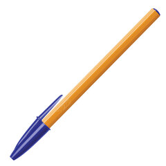 Ручка шариковая BIC &laquo;Orange&raquo;, СИНЯЯ, корпус оранжевый, узел 0,8 мм, линия письма 0,3 мм, 8099221