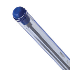 Ручка шариковая масляная PENSAN &laquo;My-Pen&raquo;, СИНЯЯ, корпус тонированный синий, узел 1 мм, линия письма 0,5 мм, 2210