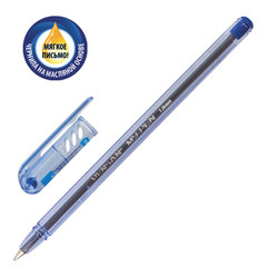 Ручка шариковая масляная PENSAN &laquo;My-Pen&raquo;, СИНЯЯ, корпус тонированный синий, узел 1 мм, линия письма 0,5 мм, 2210