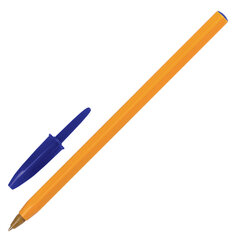 Ручки шариковые BIC &laquo;Orange Original&raquo;, НАБОР 4 шт., СИНИЕ, узел 0,8 мм, линия письма 0,3 мм, пакет, 8308521