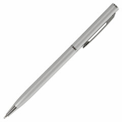 Ручка подарочная шариковая BRAUBERG &laquo;Delicate Silver&raquo;, корпус серебристый, узел 1 мм, линия письма 0,7 мм, синяя, 141401