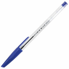Ручка шариковая масляная STAFF &laquo;EVERYDAY&raquo; OBP-226, СИНЯЯ, корпус прозрачный, игольчатый узел 0,7 мм, линия письма 0,35 мм, 141705
