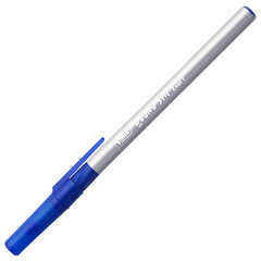 Ручка шариковая с грипом BIC &laquo;Round Stic Exact&raquo;, СИНЯЯ, корпус серый, узел 0,7 мм, линия письма 0,28 мм, 918543