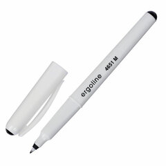 Ручка капиллярная (линер) ЧЕРНАЯ CENTROPEN &laquo;Handwriter&raquo;, трехгранная, линия 0,5 мм, 4651