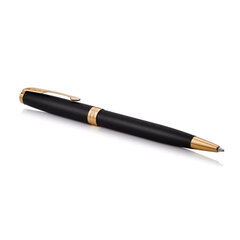 Ручка шариковая PARKER &laquo;Sonnet Core Matt Black GT&raquo;, черный матовый лак, позолота, черная, 1931519