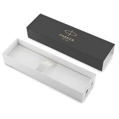 Ручка шариковая PARKER &laquo;IM Core Brushed Metal GT&raquo;, серебристый матовый лак, позолота, синяя, 1931670