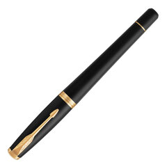 Ручка перьевая PARKER &laquo;Urban Core Muted Black GT&raquo;, черный матовый лак, позолота, синяя, 1931593