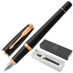 Ручка перьевая PARKER &laquo;Urban Core Muted Black GT&raquo;, черный матовый лак, позолота, синяя, 1931593