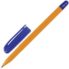 Ручка шариковая STAFF &laquo;EVERYDAY BP-247 Orange&raquo;, СИНЯЯ, шестигранная, корпус оранжевый, линия письма 0,5 мм, 142661