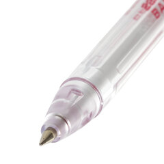 Ручка шариковая масляная PENSAN &laquo;Global-21&raquo;, КРАСНАЯ, корпус прозрачный, узел 0,5 мм, линия письма 0,3 мм, 2221