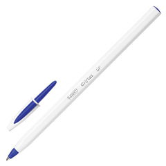 Ручка шариковая BIC &laquo;Cristal UP&raquo;, СИНЯЯ, корпус белый, узел 1,2 мм, линия письма 0,35 мм, 949879