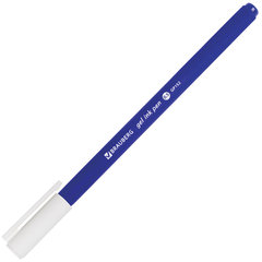 Ручка гелевая BRAUBERG &laquo;Matt Gel&raquo;, СИНЯЯ, корпус soft-touch, узел 0,5 мм, линия 0,35 мм, 142945