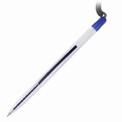 Ручка шариковая настольная BRAUBERG &laquo;Counter Pen&raquo;, СИНЯЯ, пружинка, корпус синий, 0,5 мм, 143259
