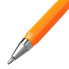 Ручка шариковая BRAUBERG &laquo;M-500 ORANGE&raquo;, СИНЯЯ, корпус оранжевый, узел 0,7 мм, линия письма 0,35 мм, 143448