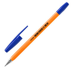 Ручка шариковая BRAUBERG &laquo;M-500 ORANGE&raquo;, СИНЯЯ, корпус оранжевый, узел 0,7 мм, линия письма 0,35 мм, 143448