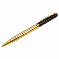 Ручка подарочная шариковая GALANT &laquo;ARROW GOLD&raquo;, корпус черный/<wbr/>золотистый, детали золотистые, узел 0,7 мм, синяя, 143523