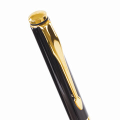 Ручка подарочная шариковая GALANT &laquo;ARROW GOLD&raquo;, корпус черный/<wbr/>золотистый, детали золотистые, узел 0,7 мм, синяя, 143523