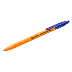 Ручка шариковая BRAUBERG &laquo;ULTRA ORANGE&raquo;, СИНЯЯ, узел 0,7 мм, чернила ГЕРМАНИЯ, наконечник ШВЕЙЦАРИЯ, 143562